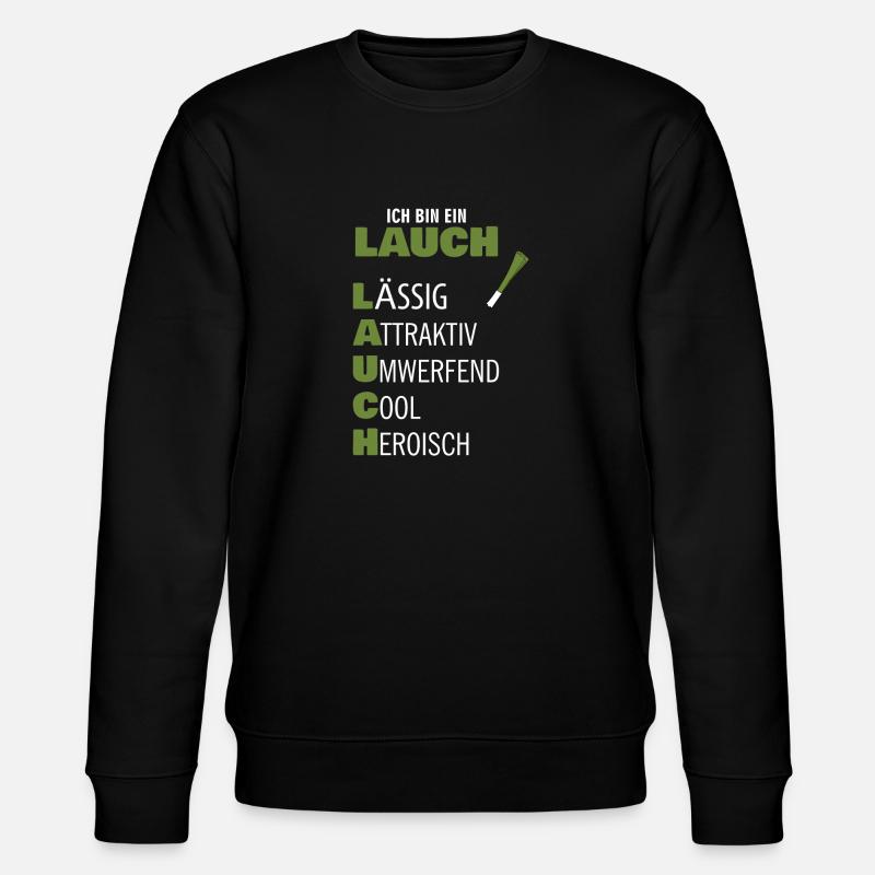 Lauch - Stanley/Stella Unisex Bio-Sweatshirt CHANGER  - Schwarz