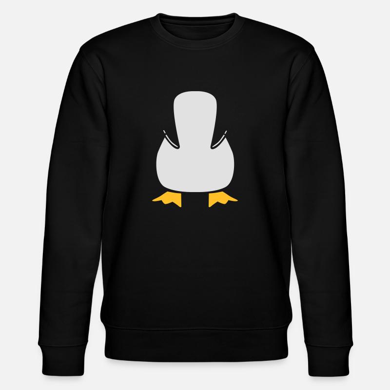 pinguin - Stanley/Stella Unisex Bio-Sweatshirt CHANGER  - Schwarz