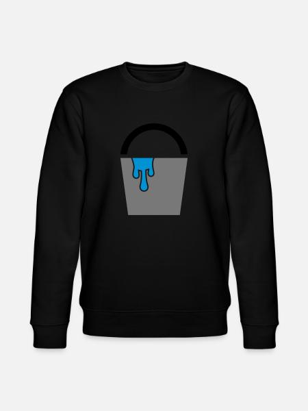 Bucket - water bucket - Stanley/Stella CHANGER Unisex Organic Sweatshirt - black