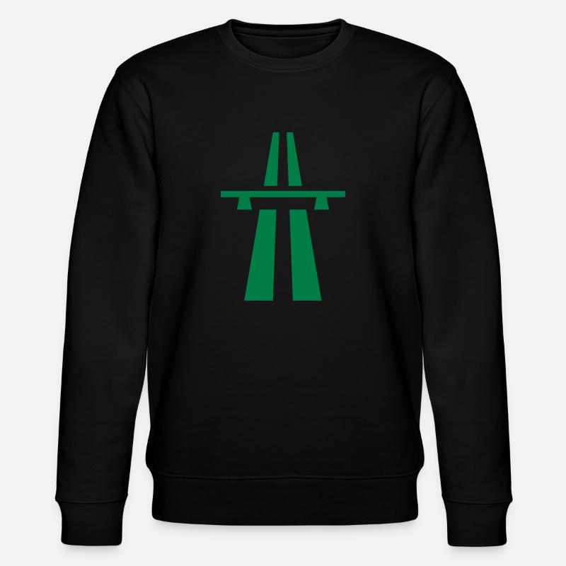Autobahn - Stanley/Stella Unisex Bio-Sweatshirt CHANGER  - Schwarz