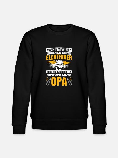 Elektriker Strom Elektrik - Stanley/Stella Unisex Bio-Sweatshirt CHANGER  - Schwarz
