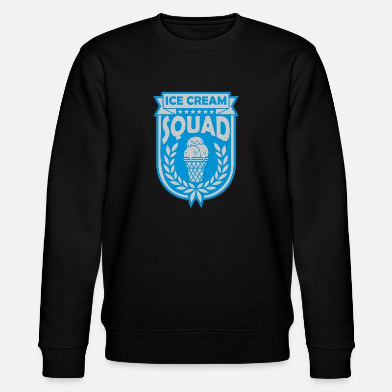 Banner Ice Cream Squad - Stanley/Stella Unisex Bio-Sweatshirt CHANGER  - Schwarz