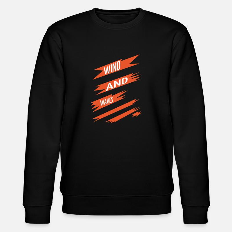 statement gift idea windsurfing techniques - Stanley/Stella Unisex Bio-Sweatshirt CHANGER  - Schwarz