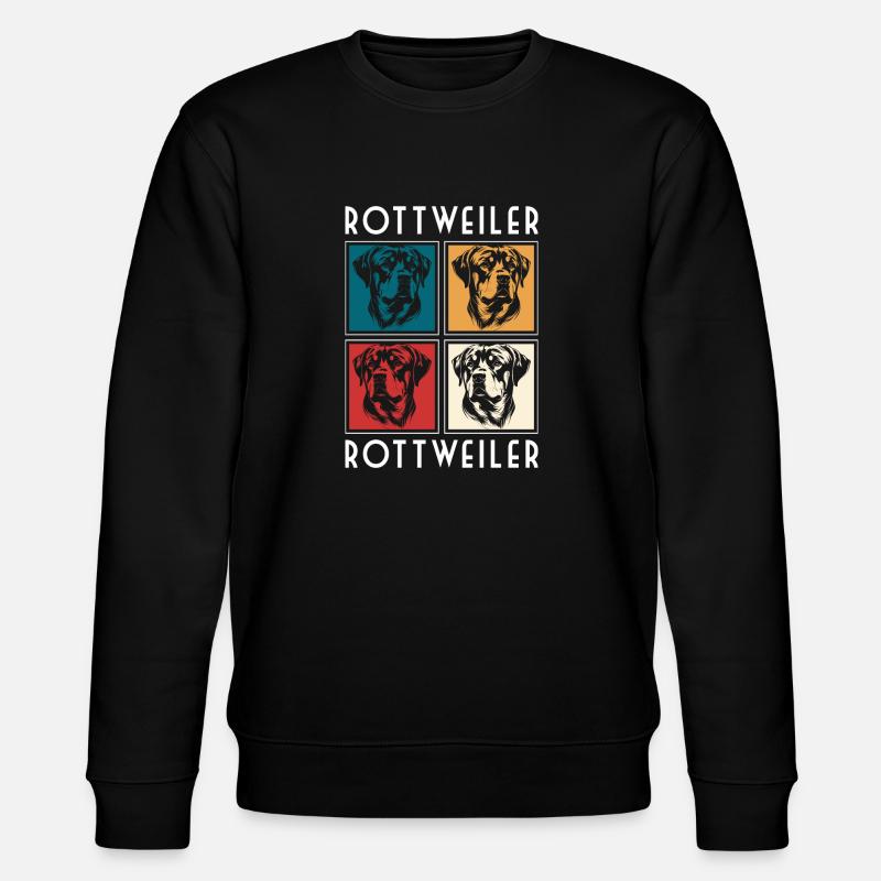 Rottweiler Danger Master - Stanley/Stella CHANGER Unisex Organic Sweatshirt - black