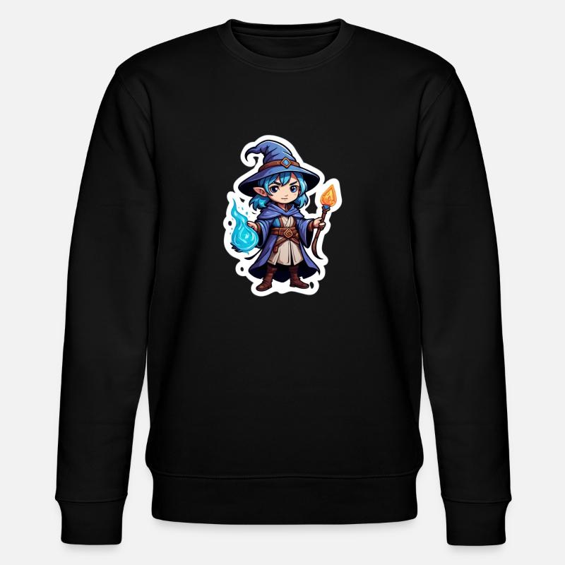 Chibli Mage - Stanley/Stella Unisex Bio-Sweatshirt CHANGER  - Schwarz