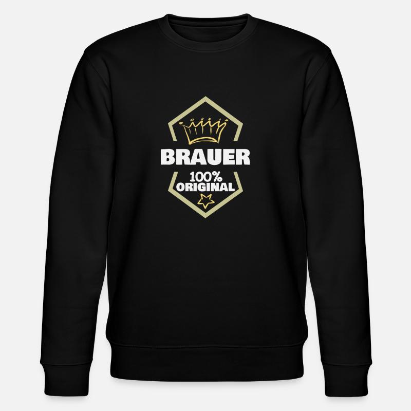 Work Brewer - Stanley/Stella CHANGER Unisex Organic Sweatshirt - black