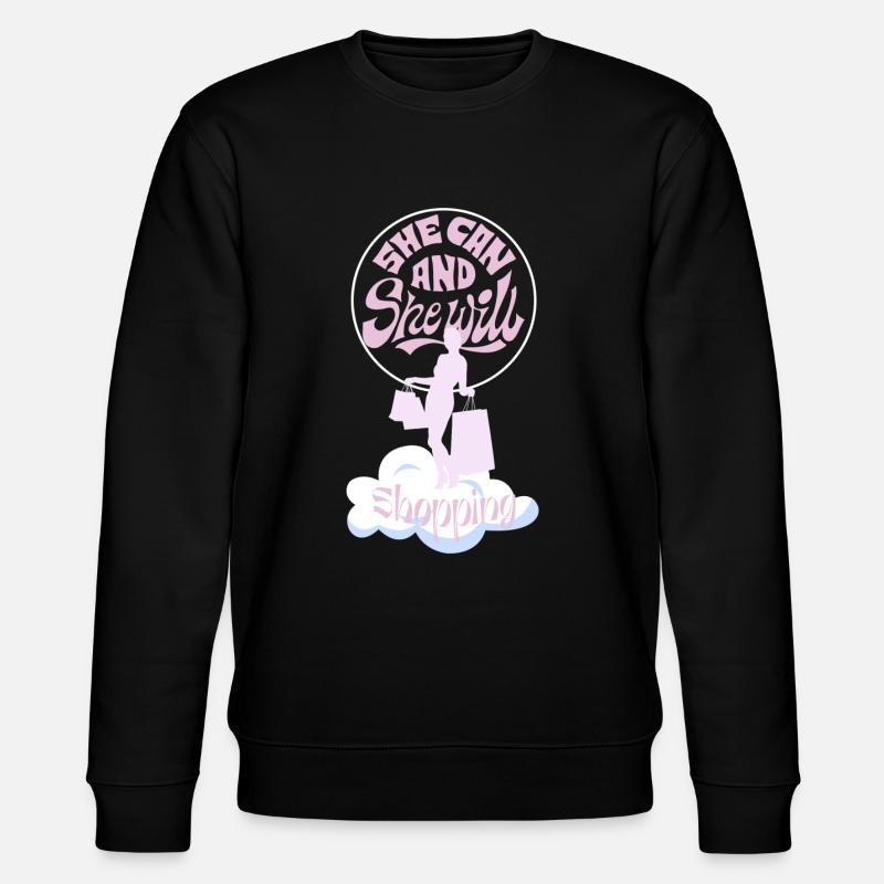 Shopping Queen - Stanley/Stella Unisex Bio-Sweatshirt CHANGER - Schwarz