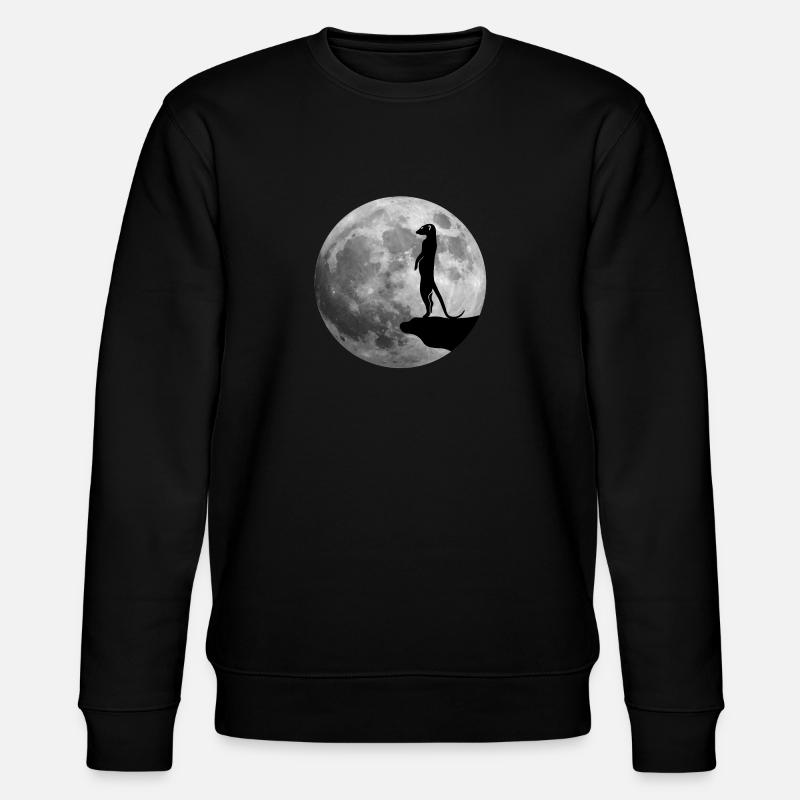 suricate lune - Sweat bio CHANGER Stanley/Stella Unisexe - noir