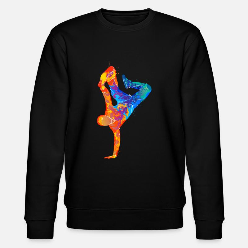 Break Dance Silhouette - Sweat bio CHANGER Stanley/Stella Unisexe - noir