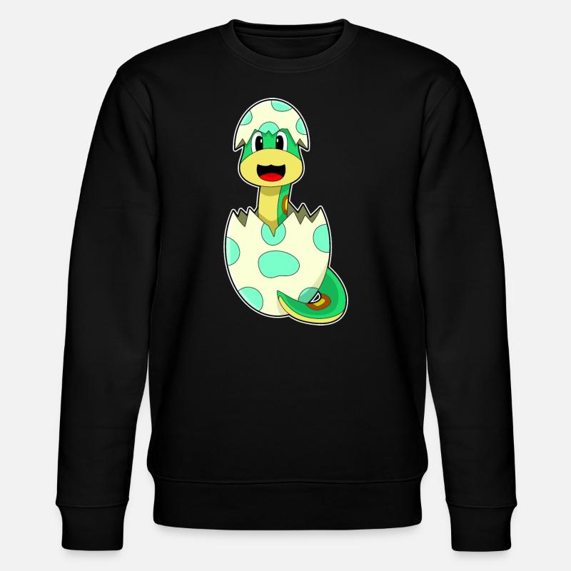 Snake Egg - Stanley/Stella CHANGER Unisex Organic Sweatshirt - black