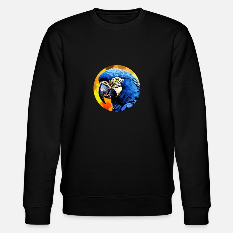 Hyazinth Ara - Stanley/Stella Unisex Bio-Sweatshirt CHANGER  - Schwarz