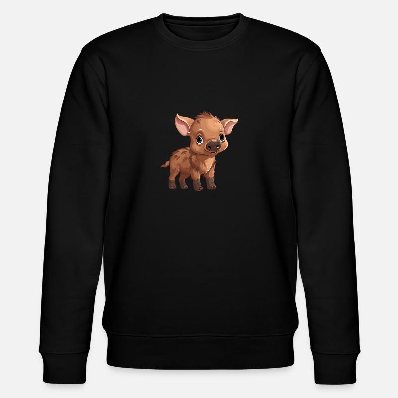 Wildschwein - Stanley/Stella Unisex Bio-Sweatshirt CHANGER  - Schwarz