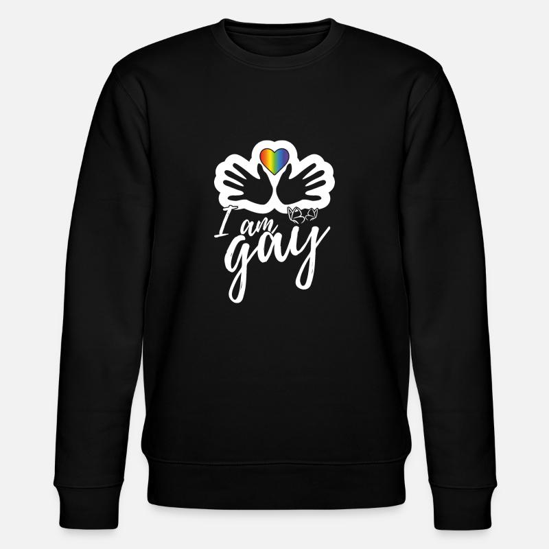 Je suis gay - Sweat bio CHANGER Stanley/Stella Unisexe - noir