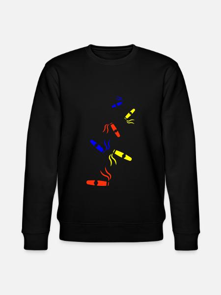 Zigarre Symbol - Stanley/Stella Unisex Bio-Sweatshirt CHANGER - Schwarz