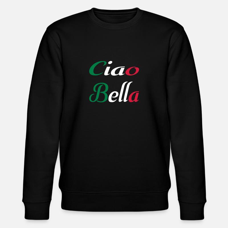 Ciao Bella - Stanley/Stella Unisex Bio-Sweatshirt CHANGER  - Schwarz