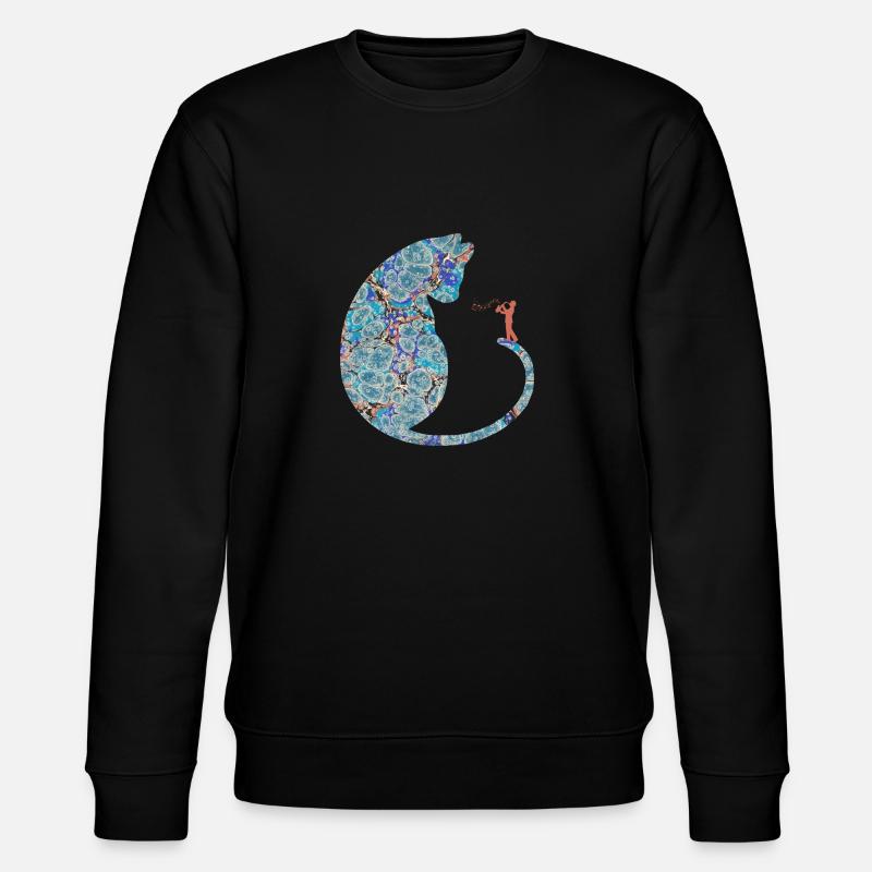 katze mit saxophon e 238 - Sweat bio CHANGER Stanley/Stella Unisexe - noir