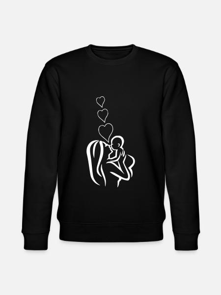 Mère avec bébé - Sweat bio CHANGER Stanley/Stella Unisexe - noir
