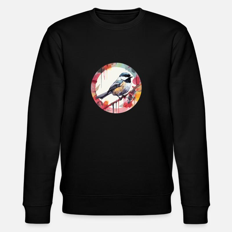 Mésange - Sweat bio CHANGER Stanley/Stella Unisexe - noir