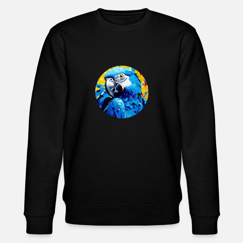 Hyazinth Ara - Stanley/Stella Unisex Bio-Sweatshirt CHANGER  - Schwarz