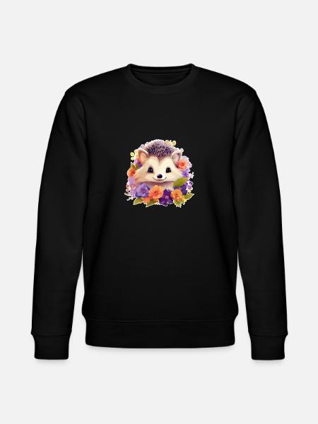 Hérisson mignon - Sweat bio CHANGER Stanley/Stella Unisexe - noir