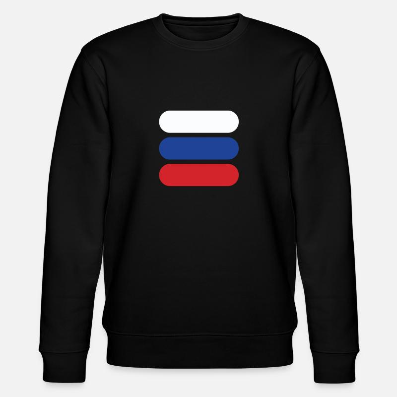 Drapeau de la russie - Sweat bio CHANGER Stanley/Stella Unisexe - noir