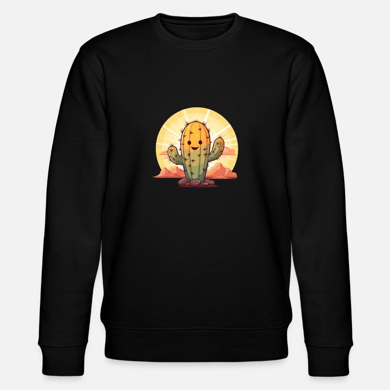 Cactus - Stanley/Stella CHANGER Unisex Organic Sweatshirt - black
