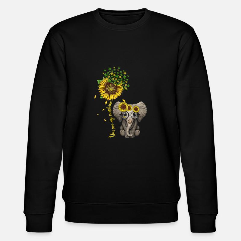 Cannabis chanvre THC 420 - Sweat bio CHANGER Stanley/Stella Unisexe - noir