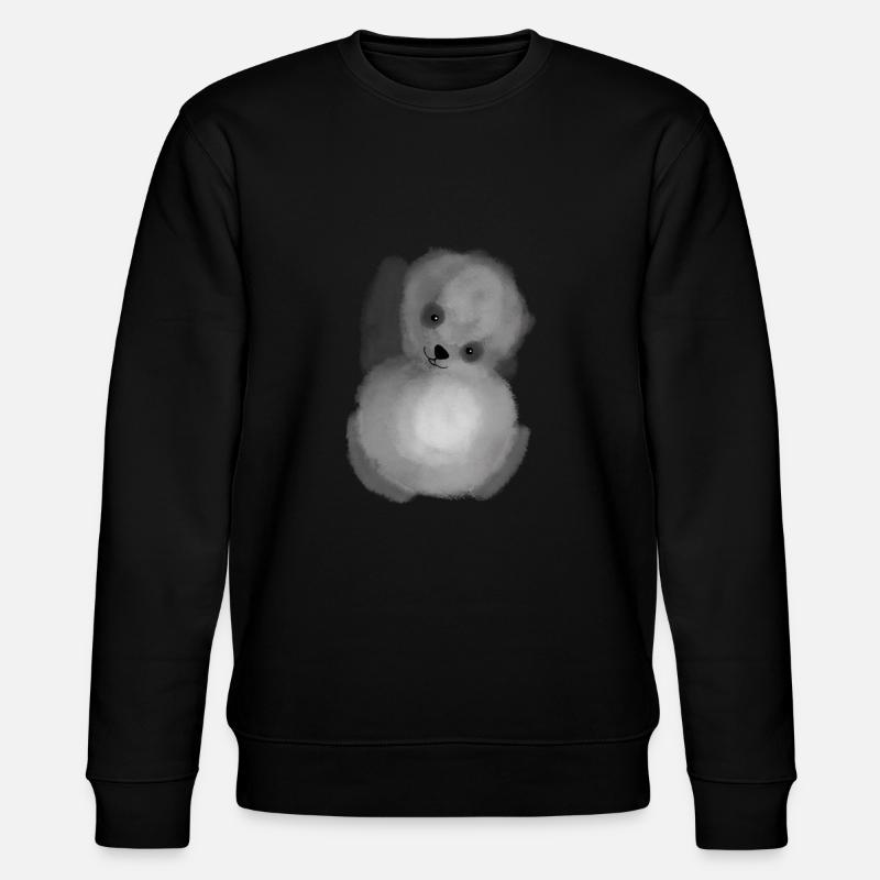 Mignon petit bébé panda - Sweat bio CHANGER Stanley/Stella Unisexe - noir