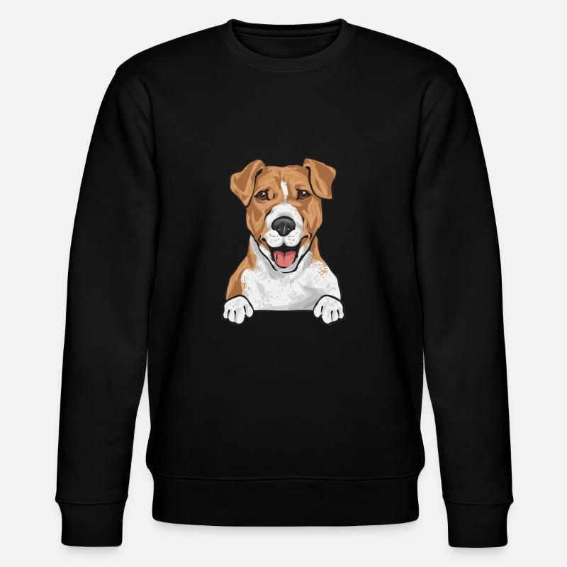 Jack Russell Terrier - Stanley/Stella Unisex Bio-Sweatshirt CHANGER  - Schwarz