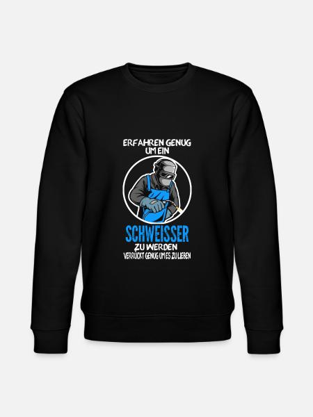 Schweißer Beruf Schweißerei Geschenk - Stanley/Stella Unisex Bio-Sweatshirt CHANGER - Schwarz