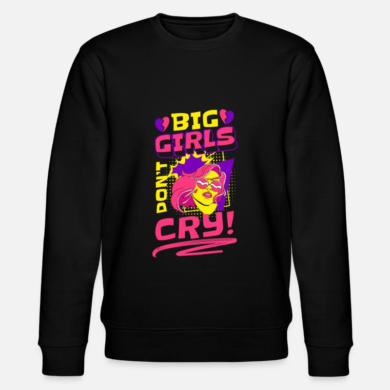 Comic Comics Sprechblase Bunt - Stanley/Stella Unisex Bio-Sweatshirt CHANGER  - Schwarz