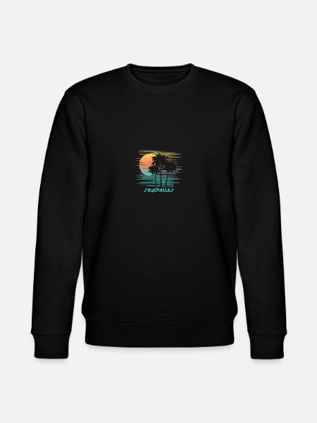 Seychelles Stylish Souvenir Vacation - Stanley/Stella CHANGER Unisex Organic Sweatshirt - black