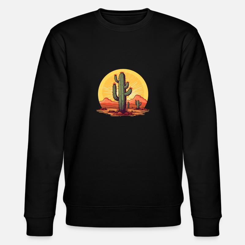 Cactus - Stanley/Stella CHANGER Unisex Organic Sweatshirt - black