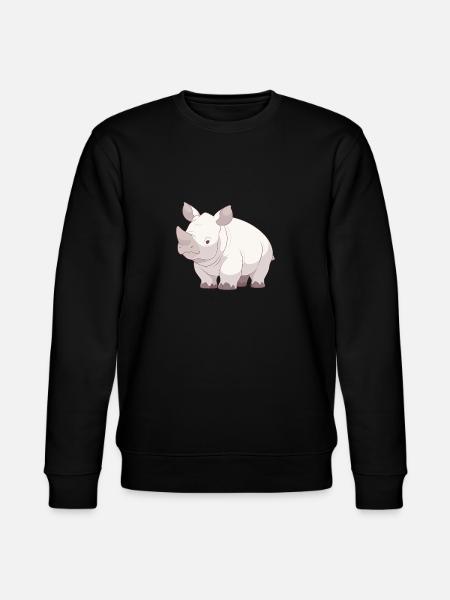 Rhinoceros - Stanley/Stella CHANGER Unisex Organic Sweatshirt - black
