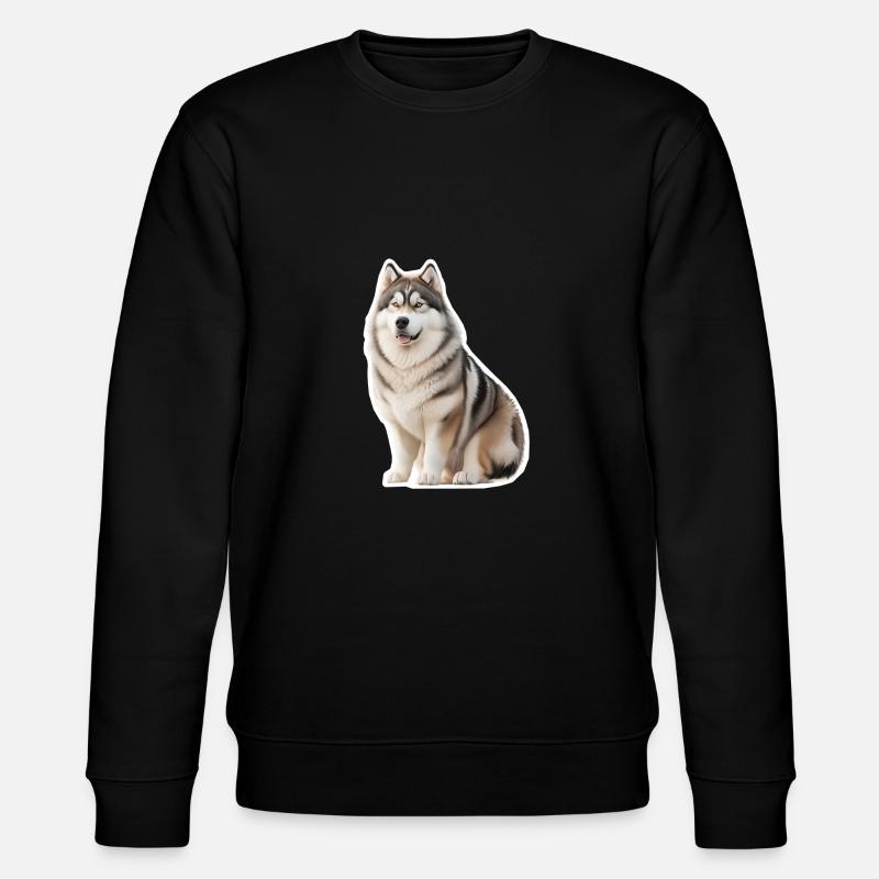 Malamut - Stanley/Stella Unisex Bio-Sweatshirt CHANGER  - Schwarz