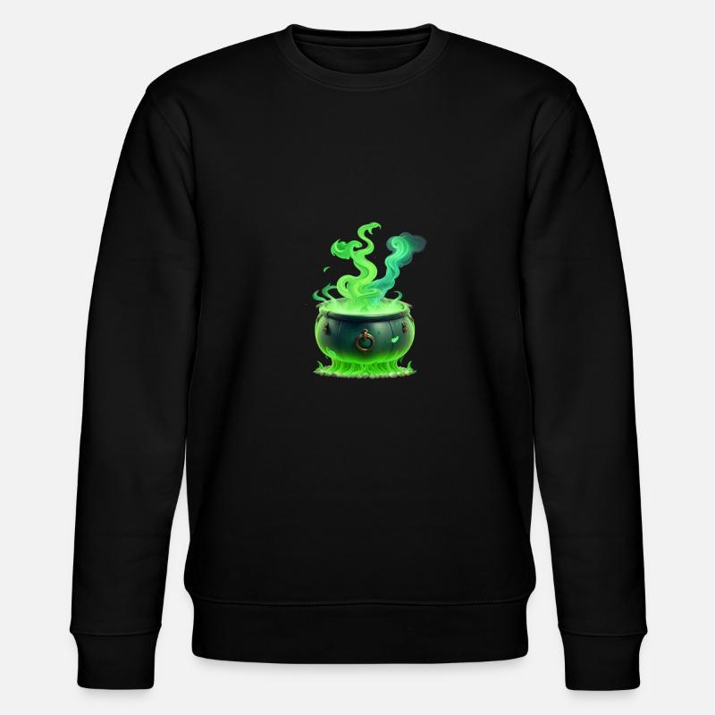 Hexenkessel - Stanley/Stella Unisex Bio-Sweatshirt CHANGER  - Schwarz