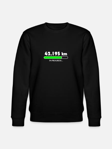 Marathon in progress - Stanley/Stella CHANGER Unisex Organic Sweatshirt - black