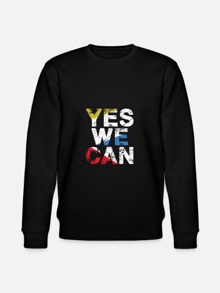 Yes we can - Stanley/Stella CHANGER Unisex Organic Sweatshirt - black