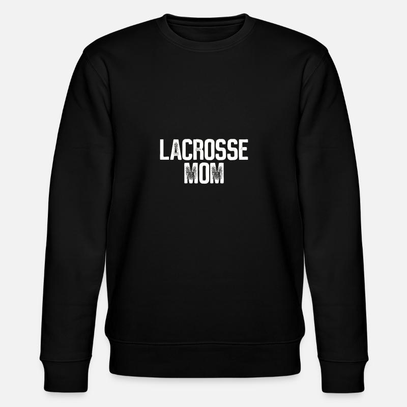Lacrosse Mama - Stanley/Stella CHANGER Unisex Organic Sweatshirt - black