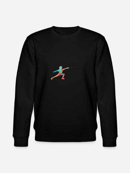 Fencing and fencing PopArt - Stanley/Stella CHANGER Unisex Organic Sweatshirt - black