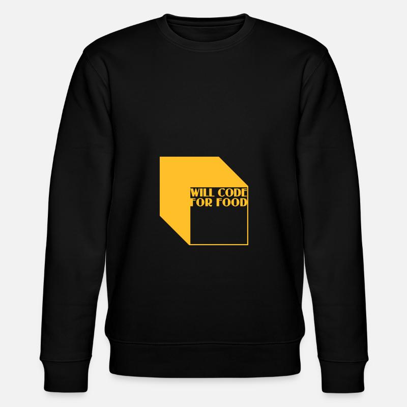 code pour la nourriture - Sweat bio CHANGER Stanley/Stella Unisexe - noir