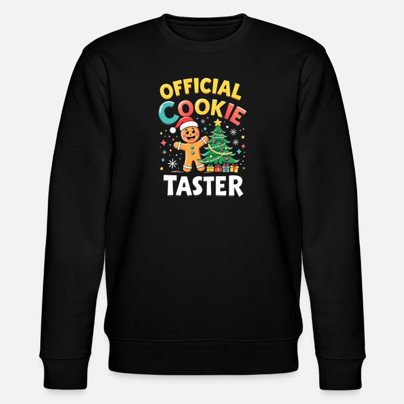 Official Cookie Taster - Stanley/Stella Unisex Bio-Sweatshirt CHANGER  - Schwarz