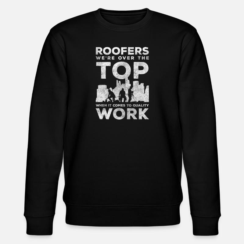 Dachdecker Dächer Meister Zunft - Stanley/Stella Unisex Bio-Sweatshirt CHANGER  - Schwarz