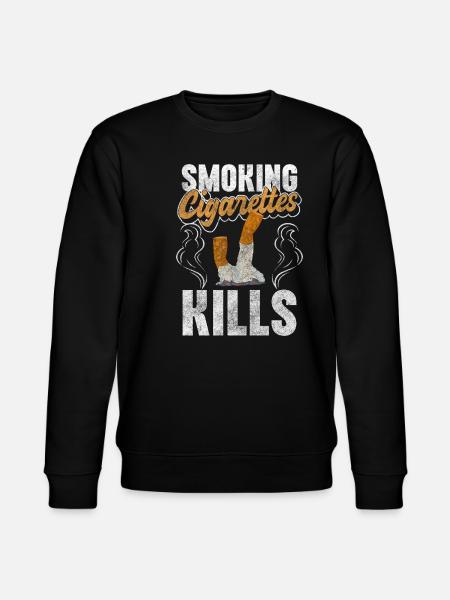 Smokers Smoke Smoking ban Consumption - Stanley/Stella CHANGER Unisex Organic Sweatshirt - black