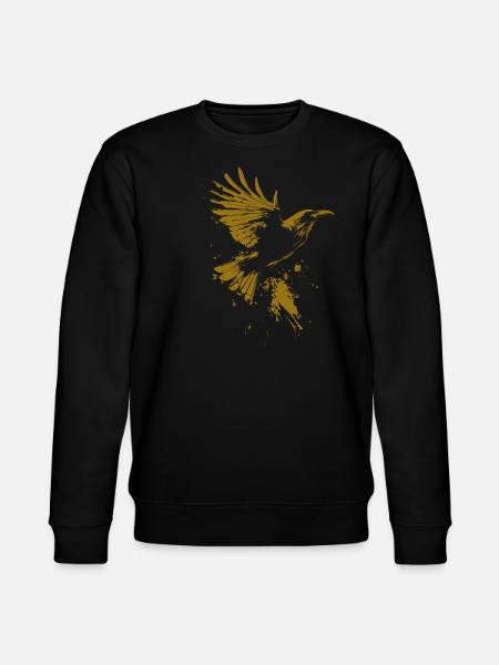 golden raven - Stanley/Stella CHANGER Unisex Organic Sweatshirt - black