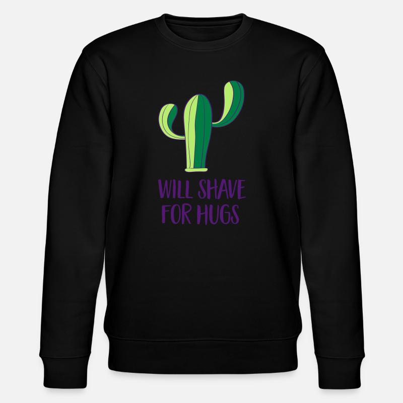 Cactus - Shave - Stanley/Stella CHANGER Unisex Organic Sweatshirt - black