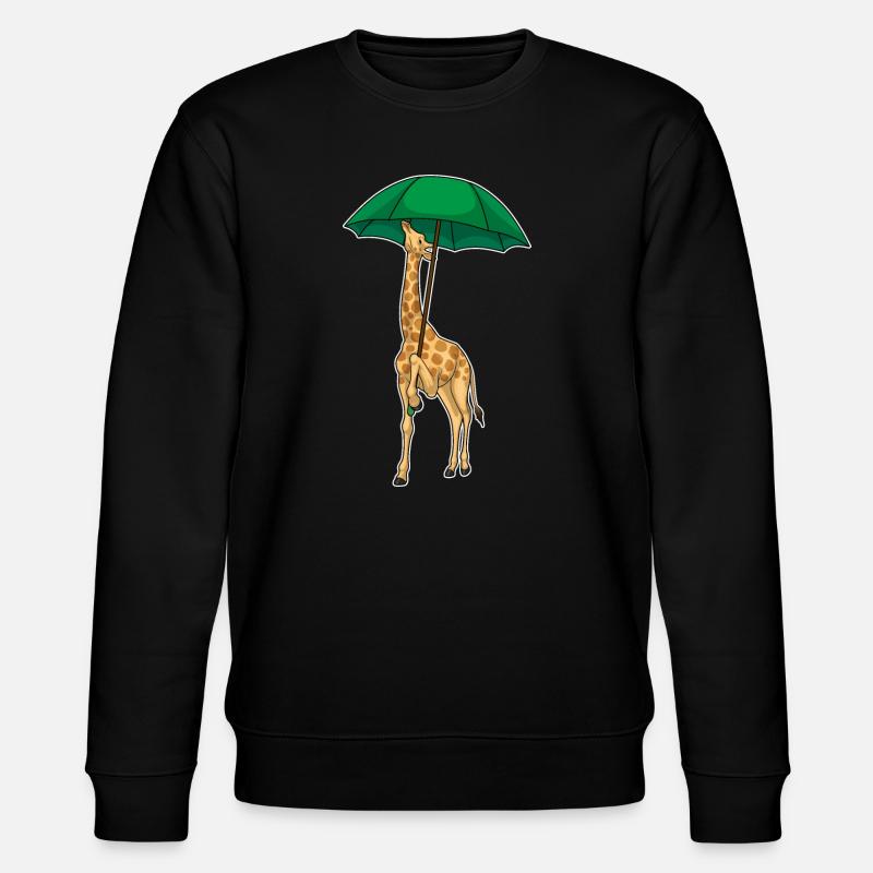 Parapluie girafe - Sweat bio CHANGER Stanley/Stella Unisexe - noir