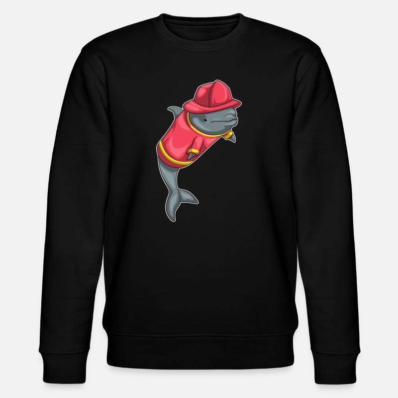 Pompiers de Delfin - Sweat bio CHANGER Stanley/Stella Unisexe - noir