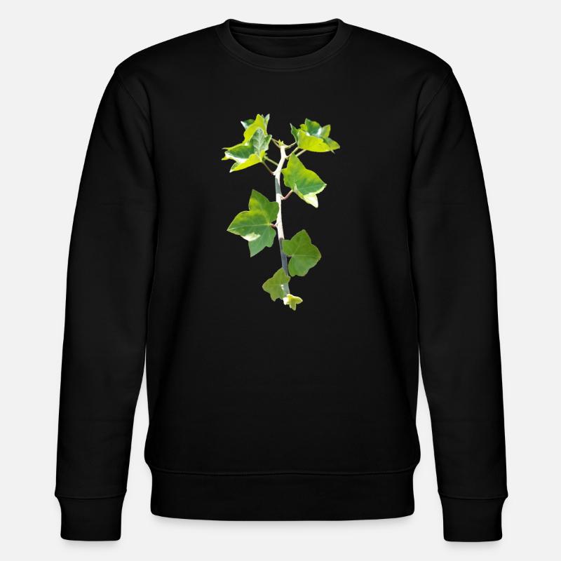 Lierre – Connexion à feuilles persistantes - Sweat bio CHANGER Stanley/Stella Unisexe - noir