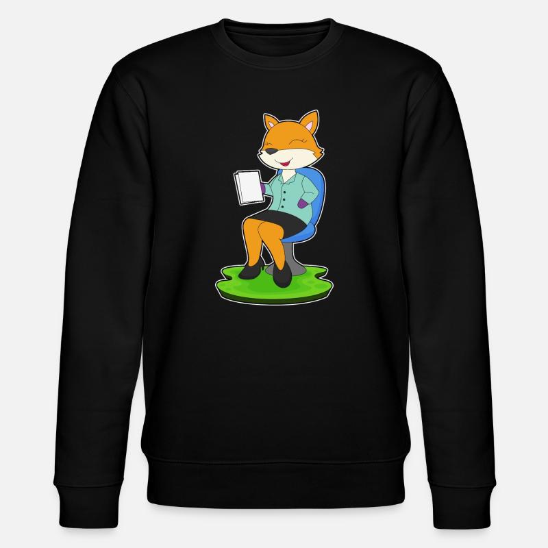Note du secrétaire Fox - Sweat bio CHANGER Stanley/Stella Unisexe - noir